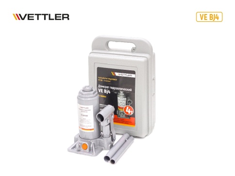Домкрат гидравлич 4т бутылочный в кейсе Samson (180x350) VETTLER 20134 фото 1