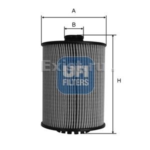 ФИЛЬТР МАСЛ. UFI 25.089.00 фото 1