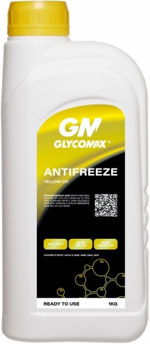 Антифриз GLYCOMAX Yellow G11 (желтый)  1 кг фото 1