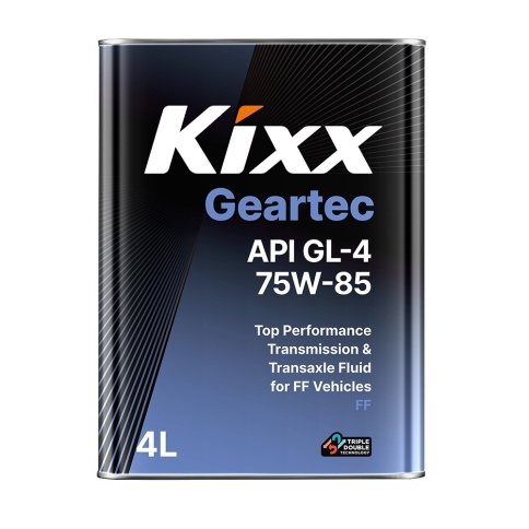 75W-85 Kixx Geartec FF GL-4 Масло трансмис. 4л (бывш.75w85 KIXX Geartec FF GL-4 масло трансм 4Л) фото 1