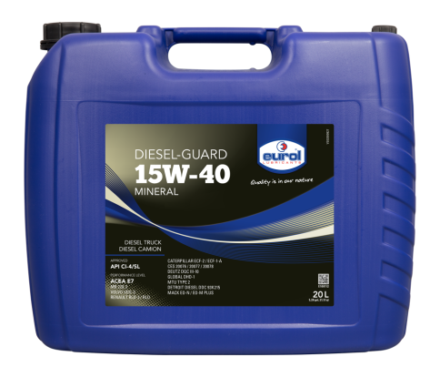 15w40 Eurol Diesel Guard Масло E100112      20л фото 1