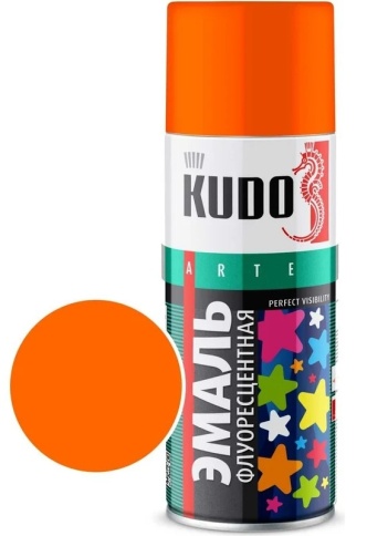 ЭМАЛЬ  флуоресцентная ОРАНЖЕВО-ЖЕЛТАЯ  KU-1205 фото 1