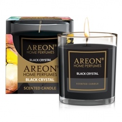 Ароматизатор  AREON HOME PERFUMES АРОМАТИЧЕСКАЯ СВЕЧА 120 гр. Черный кристал фото 1