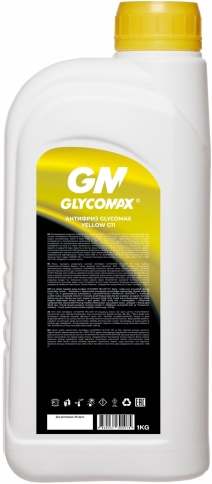 Антифриз GLYCOMAX Yellow G11 (желтый)  1 кг фото 2