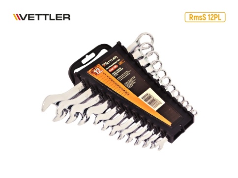 Набор ключей комбинированных 12 предм. 6-22мм VETTLER пласт. держ. 18200 фото 1