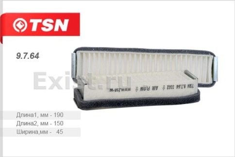 ФИЛЬТР САЛОНА TSN 9.7.64 Газель бизнес фото 1