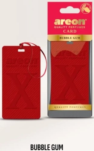 Ароматизатор  AREON "CARD" Bubble Gum (Бабл Гам) NEW фото 1