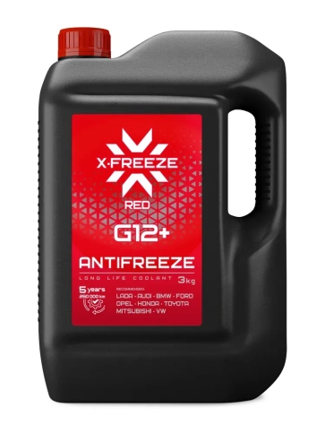 АНТИФРИЗ ТС X-Freeze G 12+   /КРАСНЫЙ/       3кг фото 1