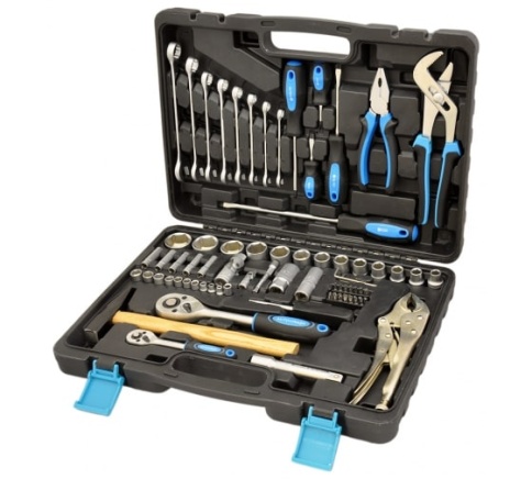 Набор инструмента  72 предм. 1/2" 1/4"DR, CrV "AUTOVIRAZH" AV-212072 фото 1