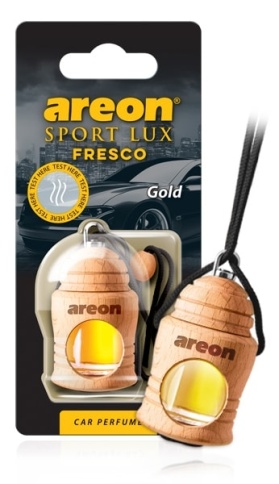 Ароматизатор  AREON дер.+стекл "FRESCO" SPORT LUX GOLD фото 1