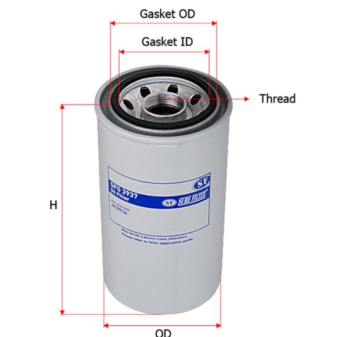 ФИЛЬТР МАСЛ. SURE FILTER SFO3937 фото 1