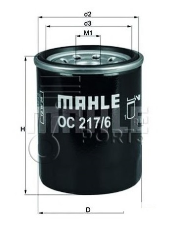 OC 217/6 A ФМ MAHLE  фото 1