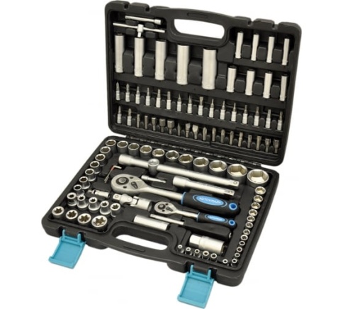 Набор инструмента  108 предм. 1/2" 1/4"DR, "AUTOVIRAZH" AV-212108 фото 1