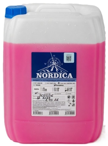 Antifreeze -40 G12 NORDICA красный (20 кг) фото 4