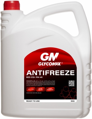 Антифриз GLYCOMAX Red G12+ (красный)  5 кг фото 1