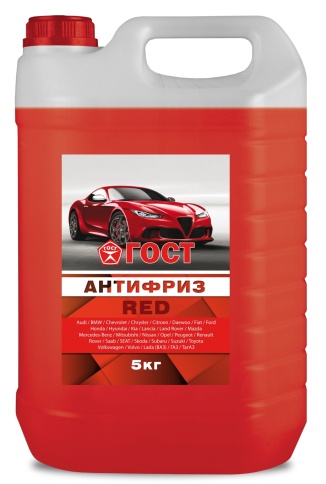 Антифриз ГОСТ Казанский   Красный     5 кг фото 1