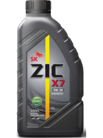 10W40  ZIC X7 DIESEL СИНТ 1Л масло моторное ЕС фото 1