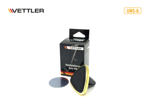 Держатель магнитный для телефона треугольный на вентиляцию UNS-6 VETTLER 19631 фото 1