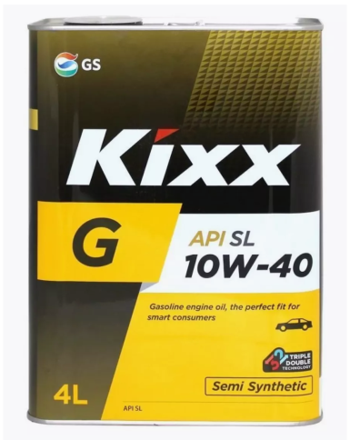 10w40 KIXX G SL/CF  П/СИНТ  4л, масло моторное фото 1