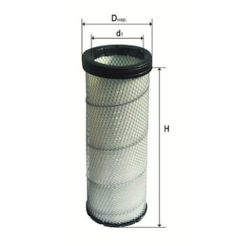 ФИЛЬТР ВОЗД. ДИФА 4390K-01 (элемент) (ЭФВ 728.1109560-10) CF 15 116/2 фото 1