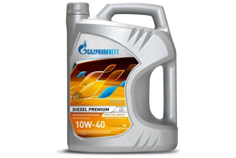 10W40 Gazpromneft Diesel Premium  масло моторное  (5л / 4,37кг)     2389901340 фото 1