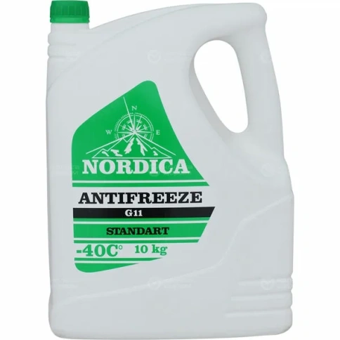 Antifreeze -40 G11 NORDICA зеленый (10 кг) фото 1