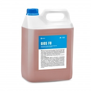 (ЗАКАЗ) Высокощелочное пенное моющее ср-во GIOS F8 GRASS (канистра 5 л) 550049 (для удаления нагара) фото 1