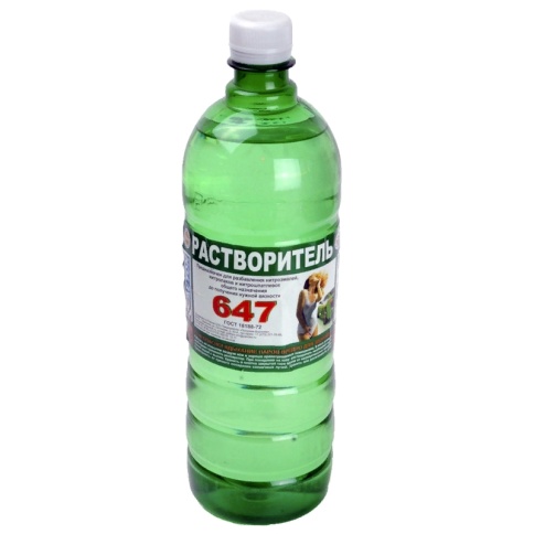 РАСТВОРИТЕЛЬ 647   ПОЛИХИМ  1 л.     (790гр) ATN-S46005 фото 1