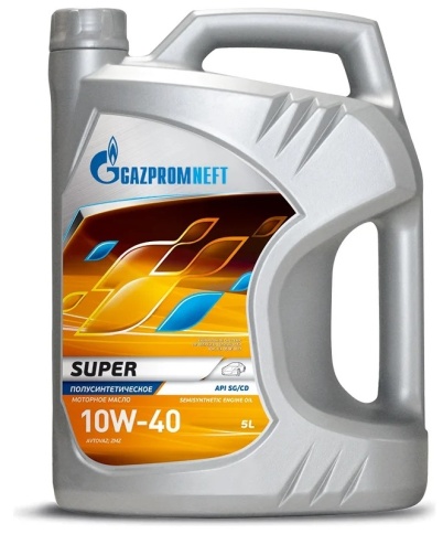 10w40 Gazpromneft Super  API SG/CD 5 л  масло моторное   2389907481 фото 1