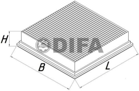 Фильтр салонный ДИФА 4721 кабины  Acros-530, 535, 540, 560, 580, 590 Vector-410, 420 (CU 3058/2) фото 2