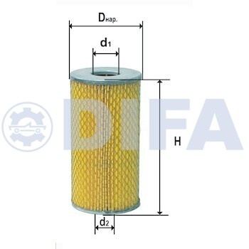 ФИЛЬТР МАСЛ. ДИФА 5307М ГАЗ-53 (дв. ЗМЗ-53) ГАЗ 3307 (дв. 511.10) фото 2