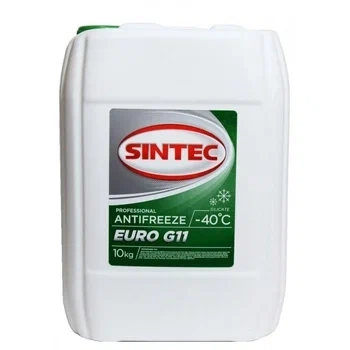 Антифриз Sintec EURO G11, зеленый, кан. 20л фото 2