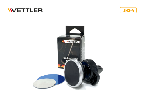 Держатель магнитный для телефона круглый на вентиляцию UNS-4 VETTLER 19629 фото 1