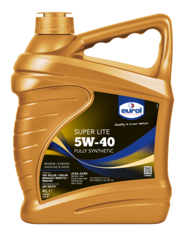5W-40 Eurol Super Lite SN/CF  4л  (синт.) фото 1