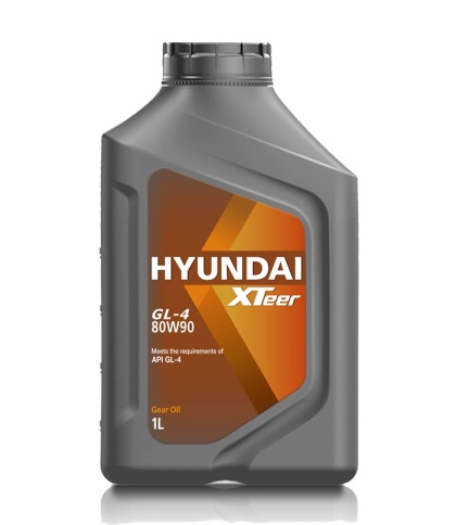 80W90 Hyundai XTeer Gear Oil-4  1 L. API GL-4 трансмиссион.масло универсальное фото 1