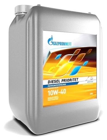 10W40 Gazpromneft Diesel Prioritet  масло моторное  (20л / 17,87кг)   253140367 фото 1