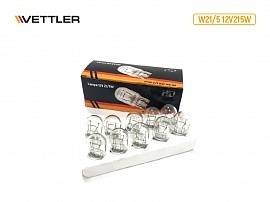 Лампа накал. W21/5W 12V  W3x16d VETTLER HD (габар.на ином.) безцок.Гранта (в уп.10шт) 19287 фото 1