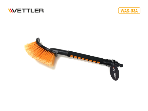 Щетка  для мытья а/м с мягкой щетиной, с насадкой для шланга и ручкой 48 см VETTLER 18046 фото 1