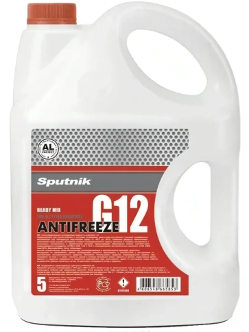 SPUTNIK антифриз G12 красный 5кг фото 1