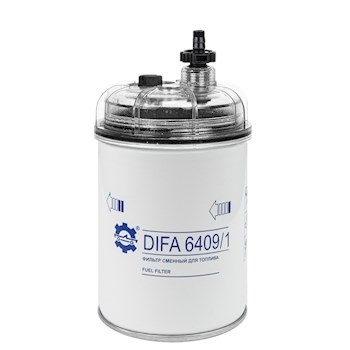 ФИЛЬТР ТОПЛ. ДИФА 6409/1 с колбой (аналог WK 1060/5 x, R90T, FS19551) фото 1
