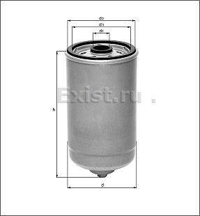 ФИЛЬТР ТОПЛ. Mahle KC 102 фото 1