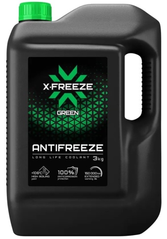 АНТИФРИЗ ТС X-Freeze    /ЗЕЛЕНЫЙ/       3кг фото 1