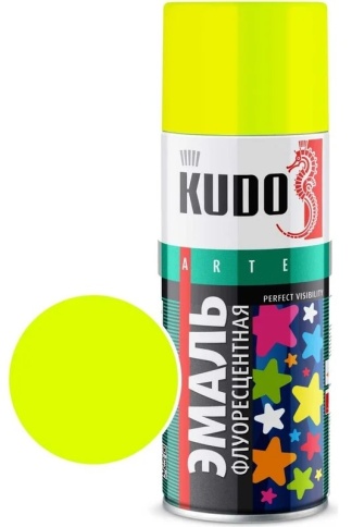 ЭМАЛЬ  флуоресцентная ЛИМОННО-ЖЕЛТАЯ  KU-1204 фото 1