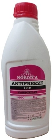 Antifreeze -40 G12 NORDICA красный (1 кг) фото 1