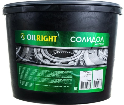 СМАЗКА СОЛИДОЛ-Ж   OIL RIGHT   5КГ фото 1