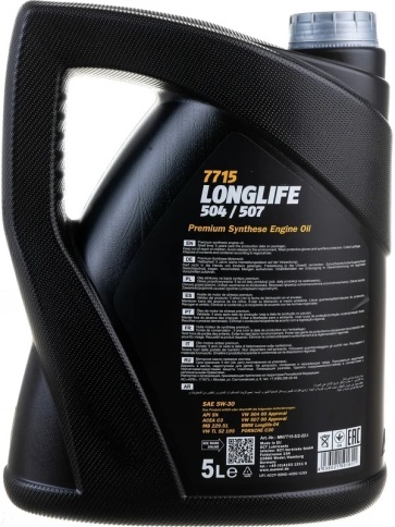 5W30 MANNOL LONGLIFE 504/507 C3  7715 5л  масло моторное фото 2
