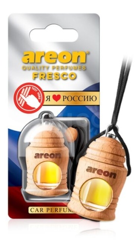 Ароматизатор  AREON дер.+стекл "FRESCO" Флаг РФ Летняя мечта фото 1