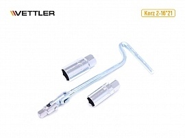 Ключ свечной с карданным шарниром 16*21 мм мет ручка VETTLER 18053 фото 1
