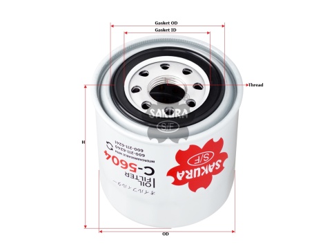 ФИЛЬТР МАСЛ. SAKURA C5604 фото 1
