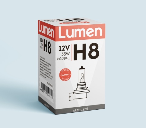 Лампа галоген. H8 12V 35W pgj19-1 Lumen Standard MGLST12VH8 фото 1